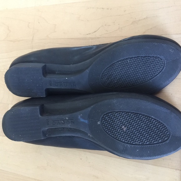 Pleather black ballet flats with cushioned soles - Picture 3 of 5